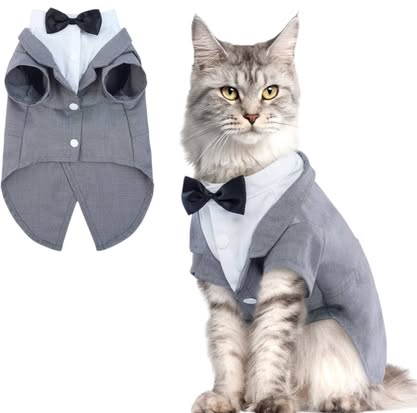 Traje de Fiesta para Mascotas - Imagem 4